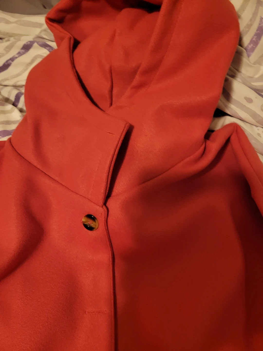 Red Hooded Coat - photo 2