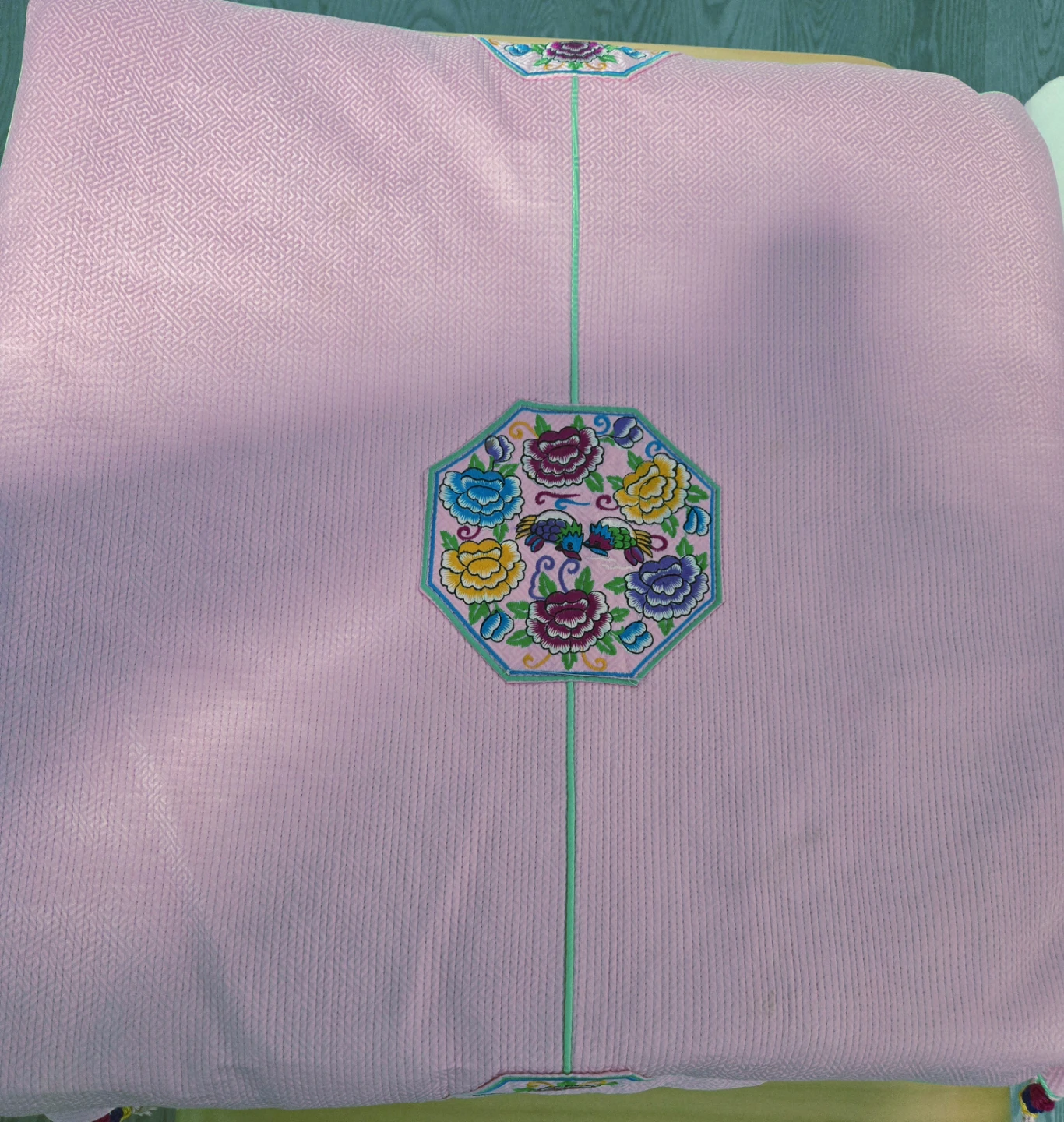 Korean traditional Pink sitting cushions(Set of 4) - photo 2