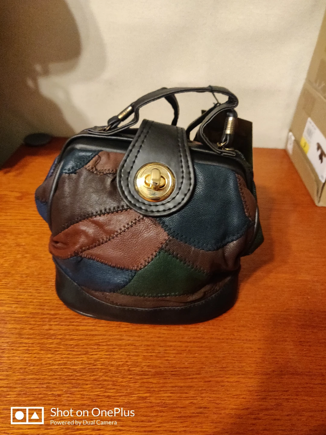 HEYS  soft leather patchwork purse - photo 2