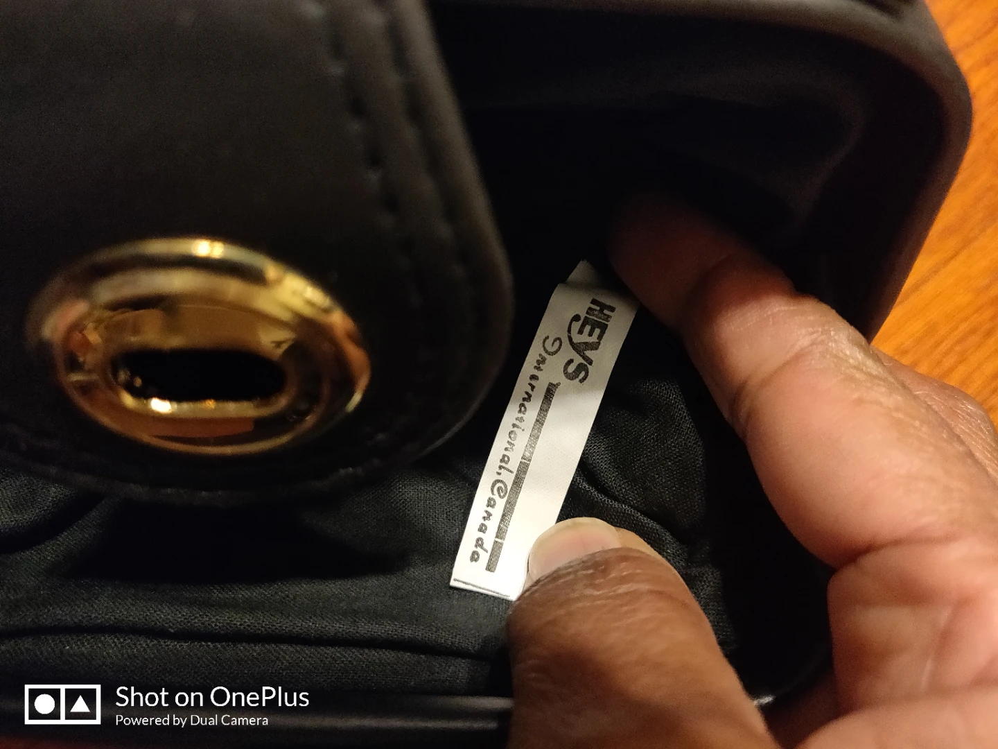 HEYS  soft leather patchwork purse - photo 4