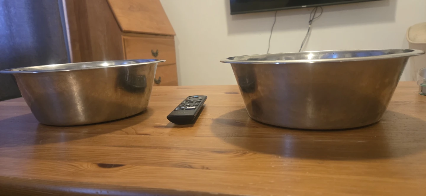Stainless Steel large dog bowls - photo 2