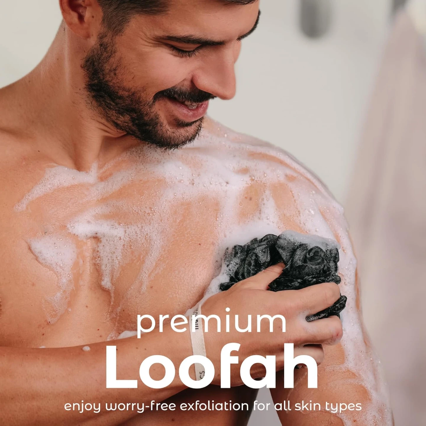 MainBasics Bath Shower Loofah Sponge Pouf Body Scrubber - photo 2