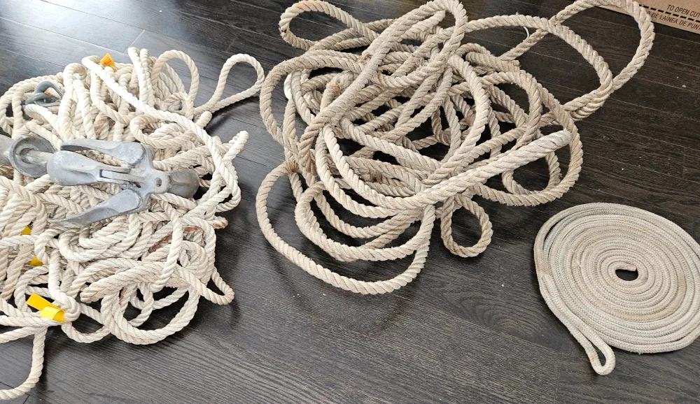 Assorted Ropes with Anchor