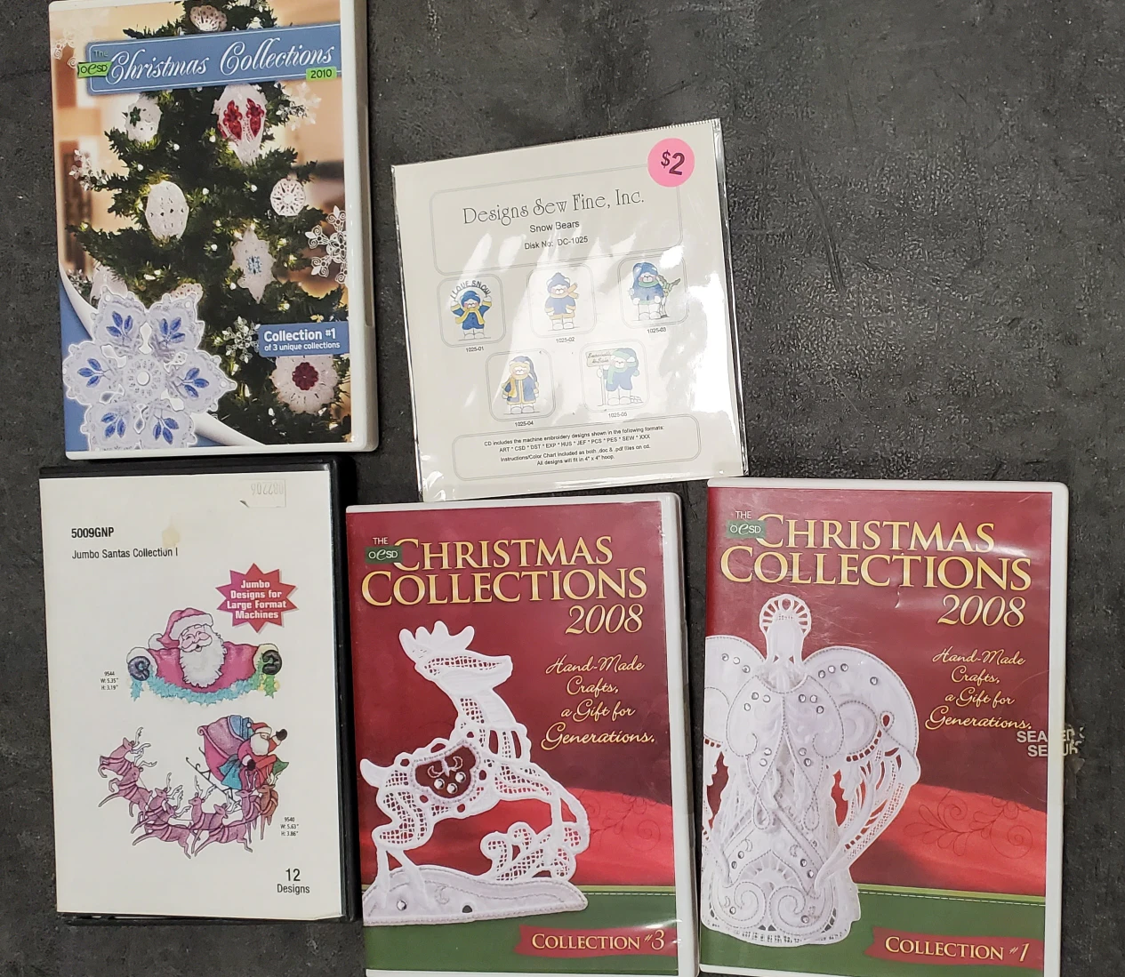Embroidery Designs CDs - Christmas & Snow Bears