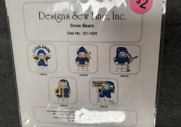 Embroidery Designs CDs - Christmas & Snow Bears - photo 5