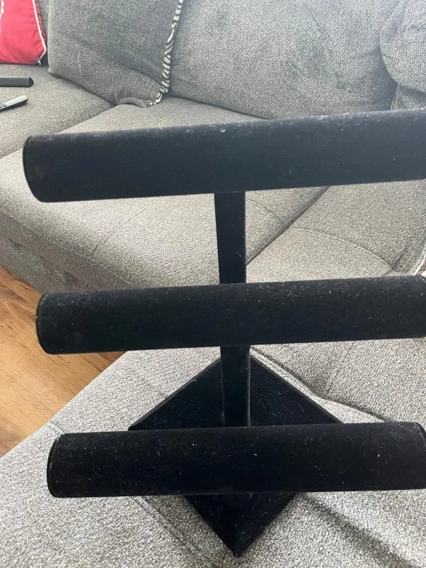 Black Velvet Jewelry Display Stand