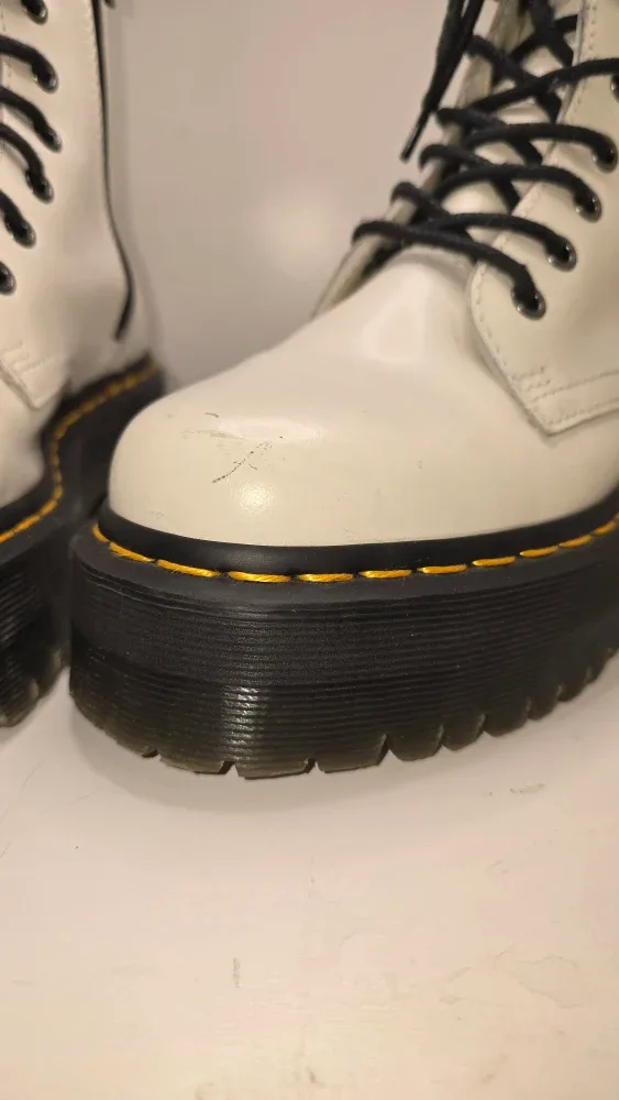 Dr Martens white platform 6us 4uk #Cleanout image indicator(3)