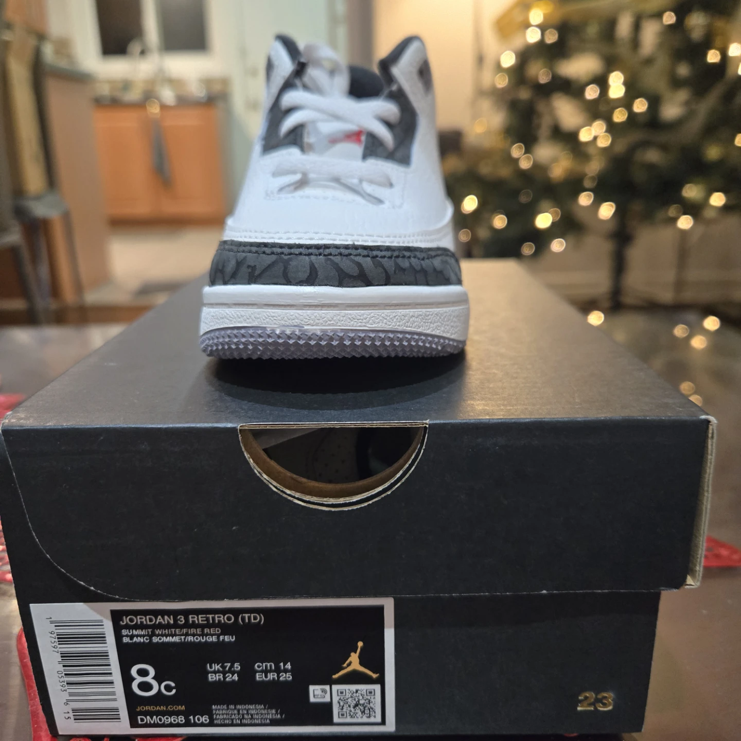 Jordan 3 Retro (TD) Toddler Shoes - Size 8C - photo 2