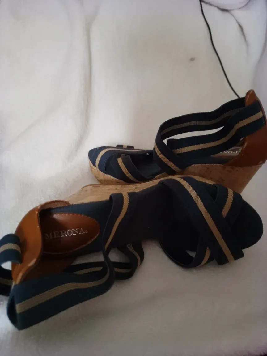 #cleanout Merona Wedge Sandals - Size 8 image indicator(3)