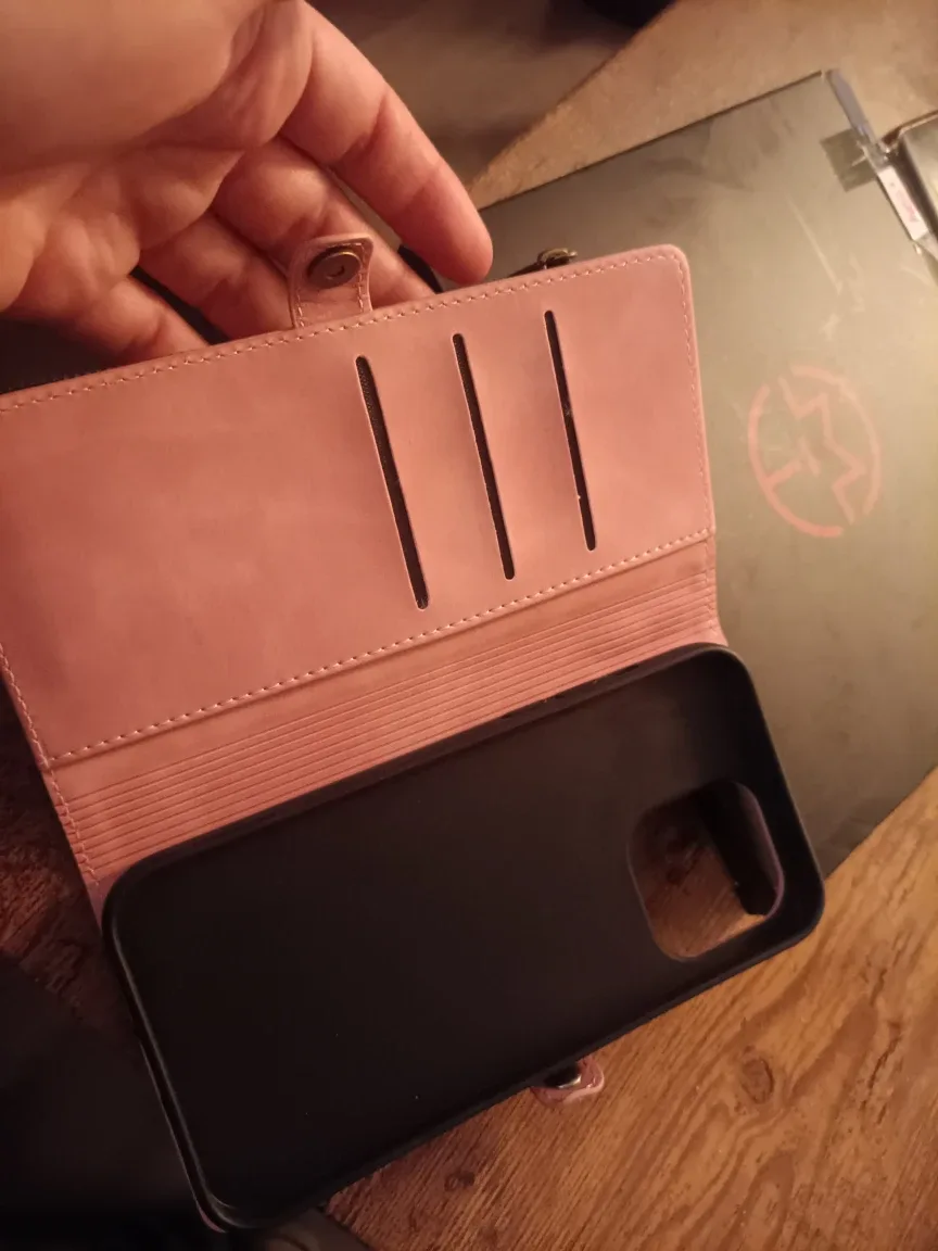 Deraicase Pink Wallet Phone Case