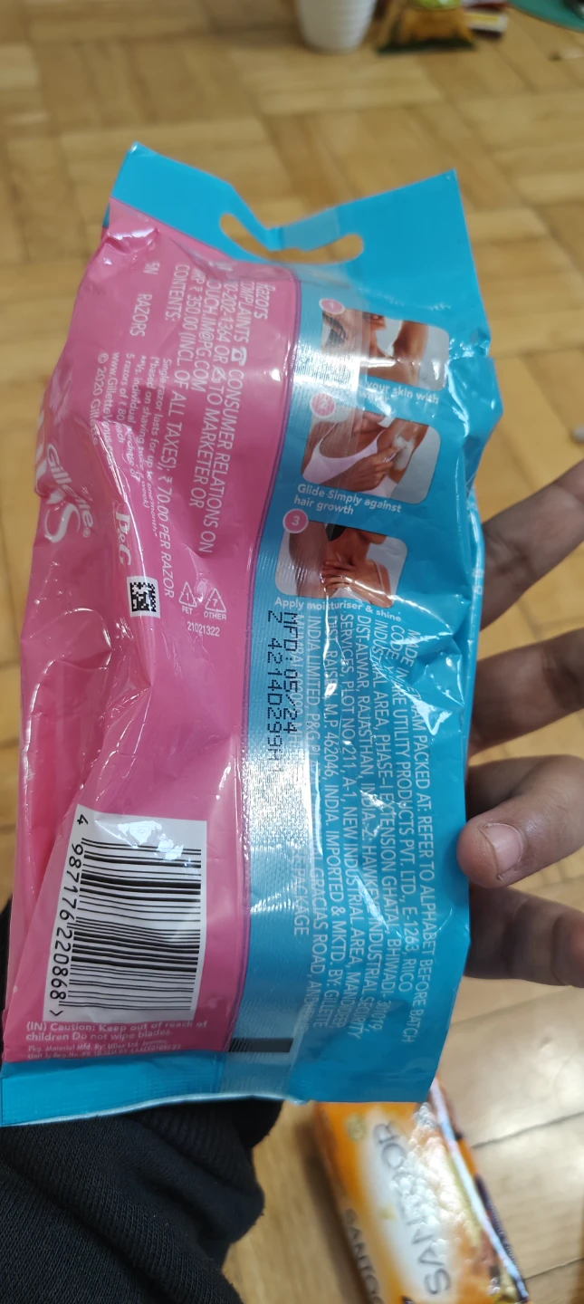 Gillette Venus Simply3 Razors - 5 Pack - photo 2