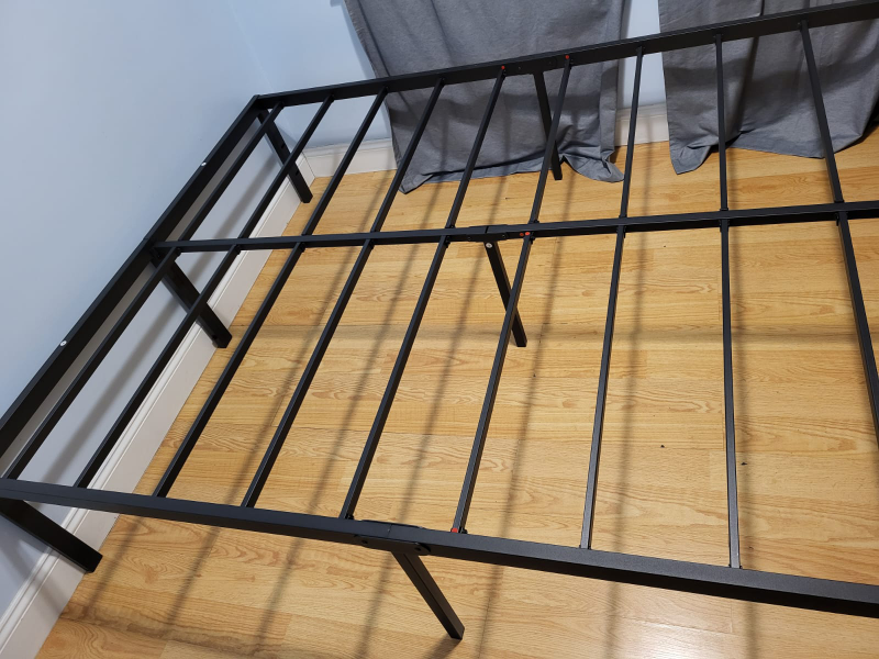 Metal Queen Size Bed Frame - Black