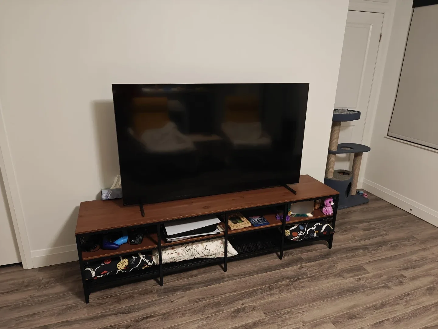 Wood & Metal TV Stand