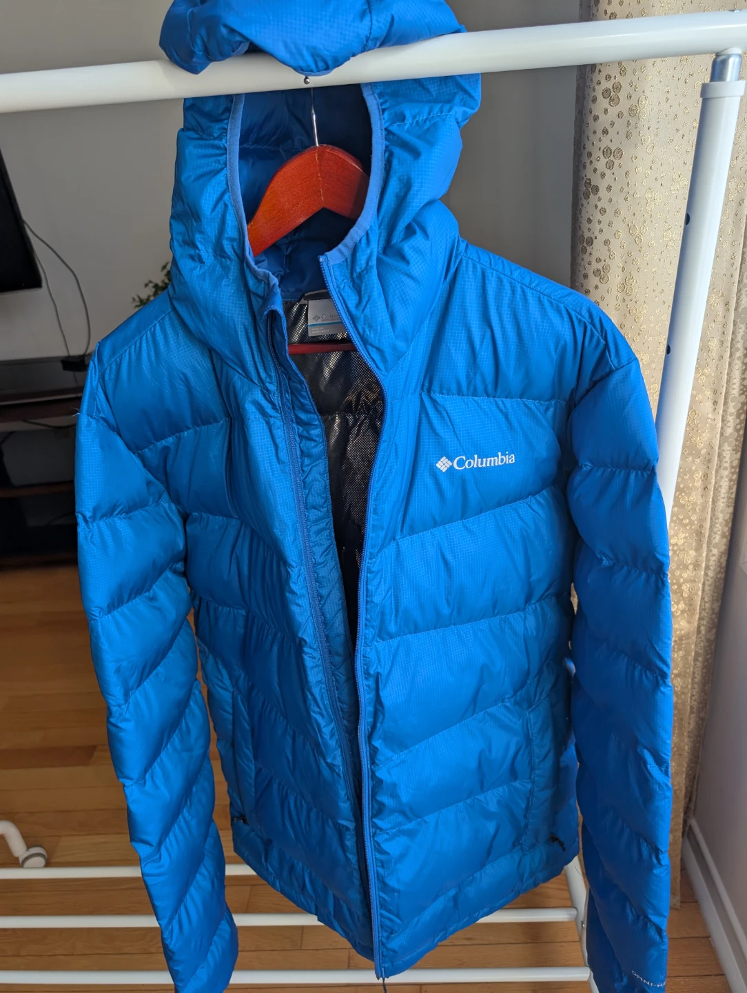 Columbia Blue Puffer Jacket