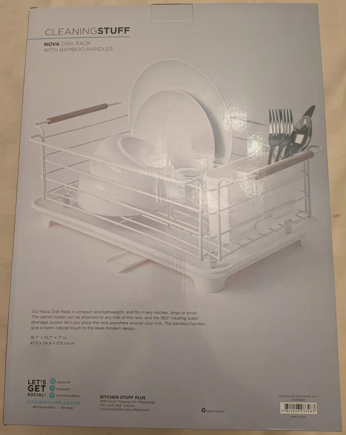 Dish Rack with Bamboo Handles - photo 2