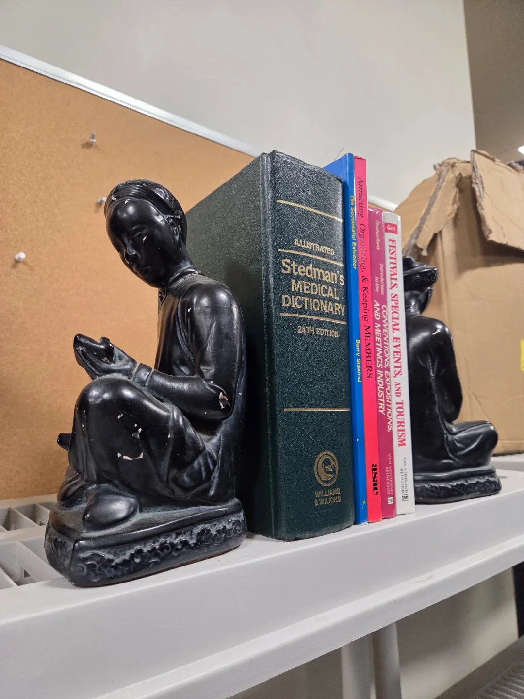 Jackie Studios Bookends - A Product of Canada