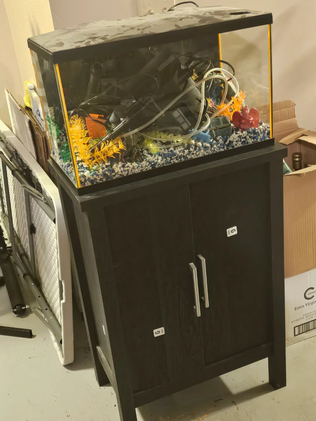 Fish Tank with Cabinet