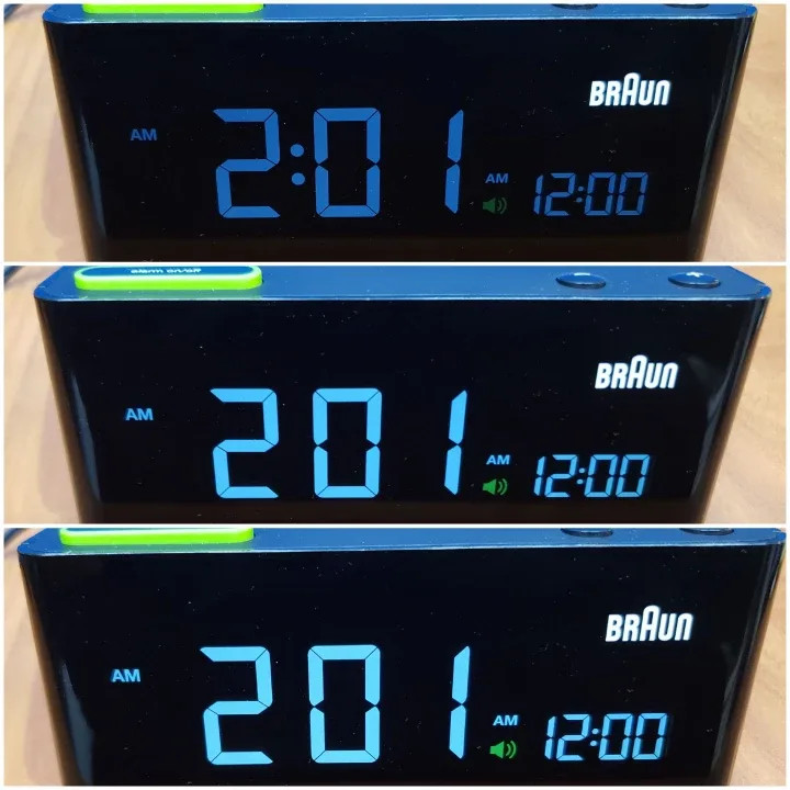 Braun BNC016BK Digital Alarm Clock - Black