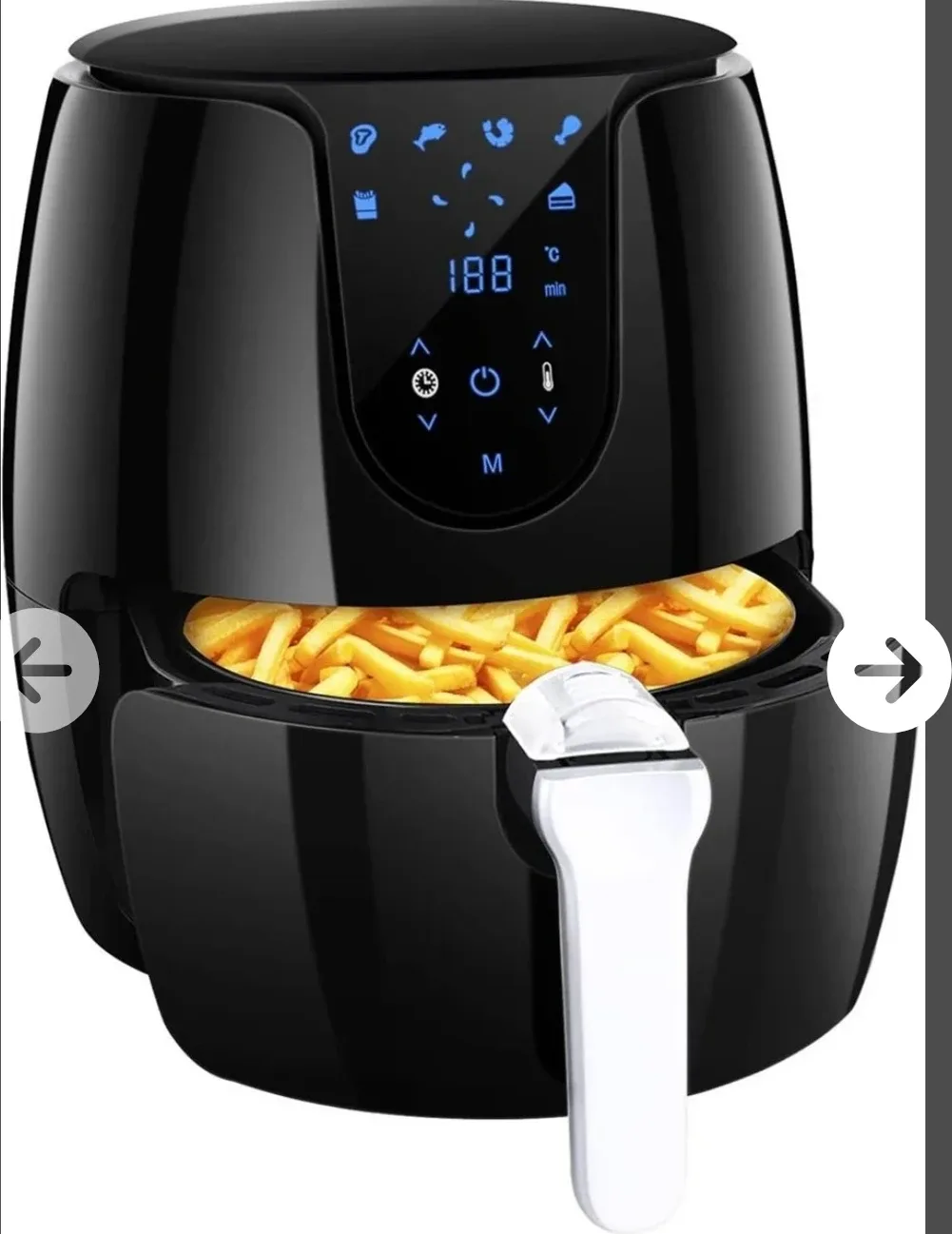 3.5L Air Fryer w/Adjustable Temps