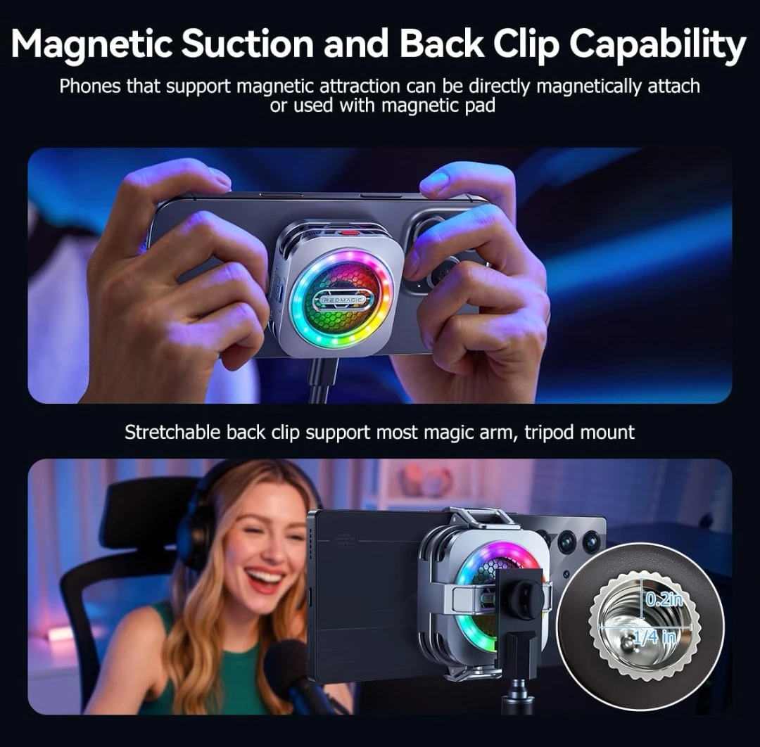 RedMagic 6 Pro Magnetic Cell Phone Cooler - photo 2