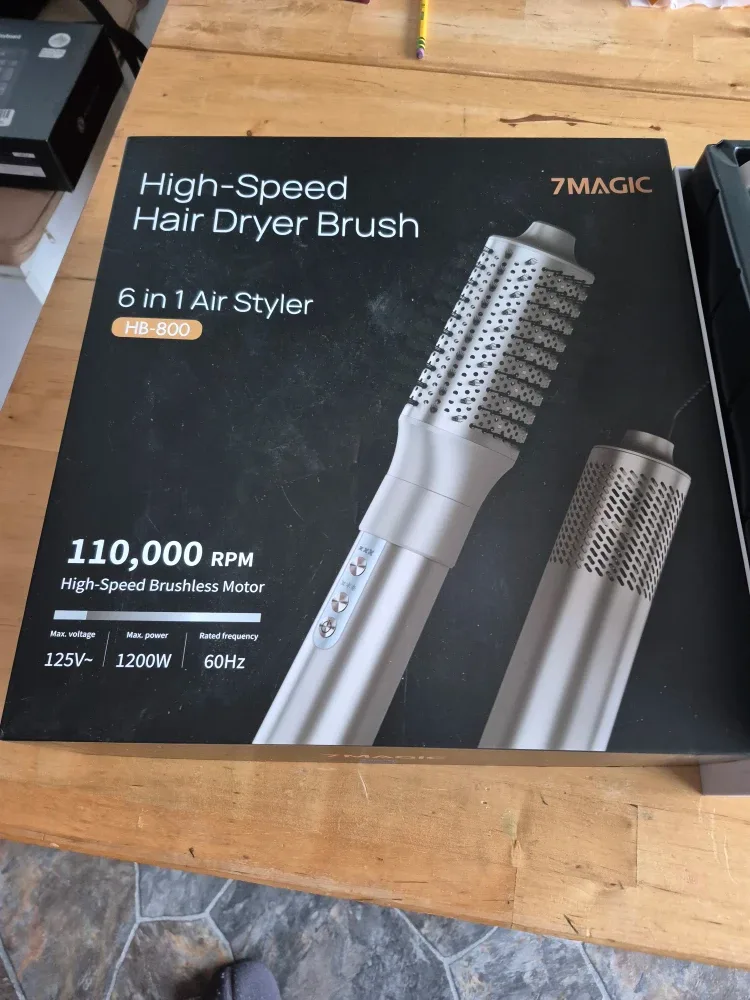 7MAGIC High-Speed Hair Dryer Brush 6 in 1 Air Styler