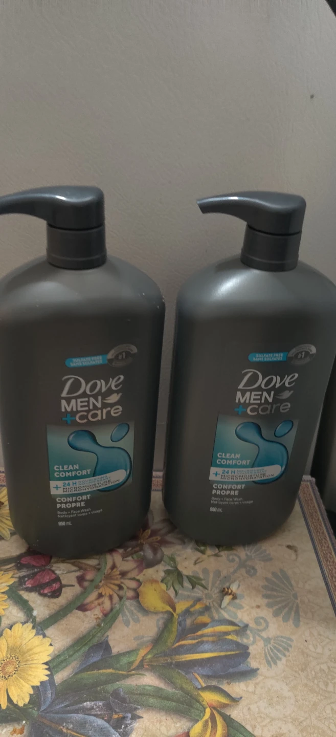 Dove Men+Care Clean Comfort Body Wash 950mlx 2