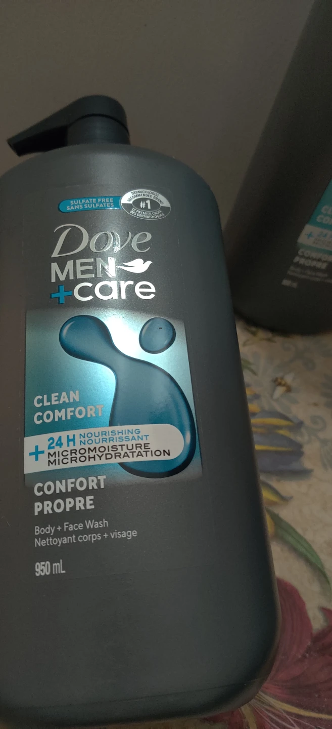 Dove Men+Care Clean Comfort Body Wash 950mlx 2 - photo 2