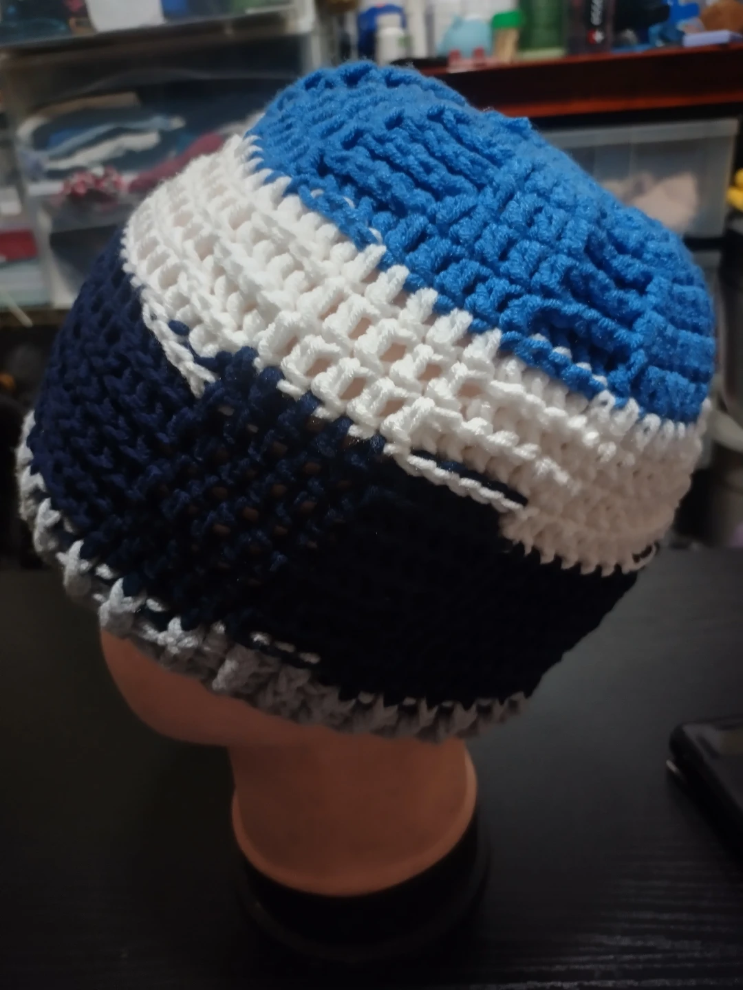 Handmade Striped Crochet Beanie - photo 2