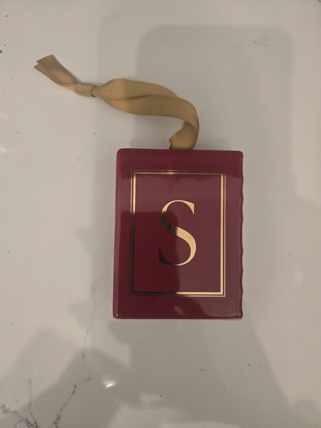 S Book Ornament for Christmas Tree - photo 3