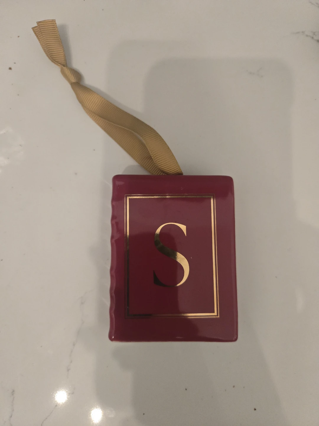 S Book Ornament for Christmas Tree - photo 4