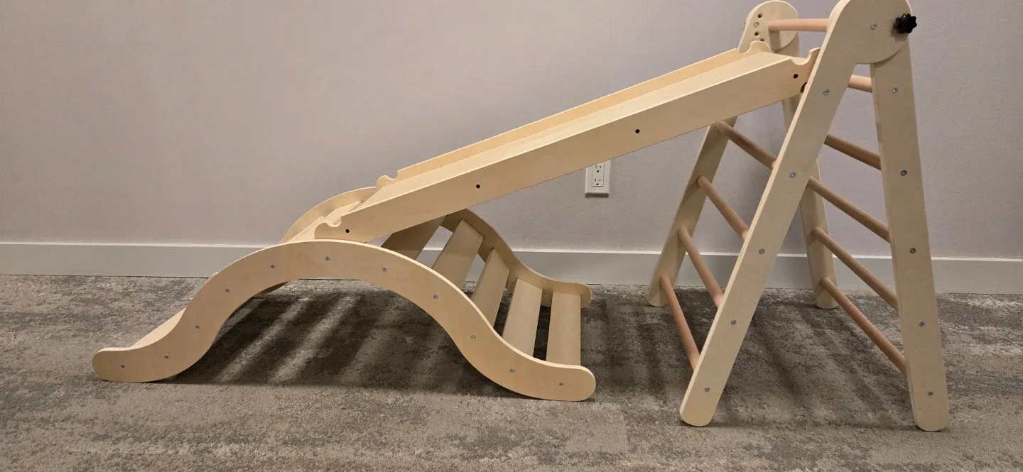 Indoor toddler play gym