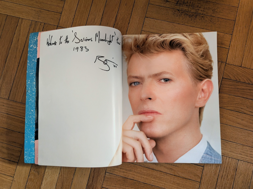 David Bowie Serious Moonlight Tour '83 Book - photo 5