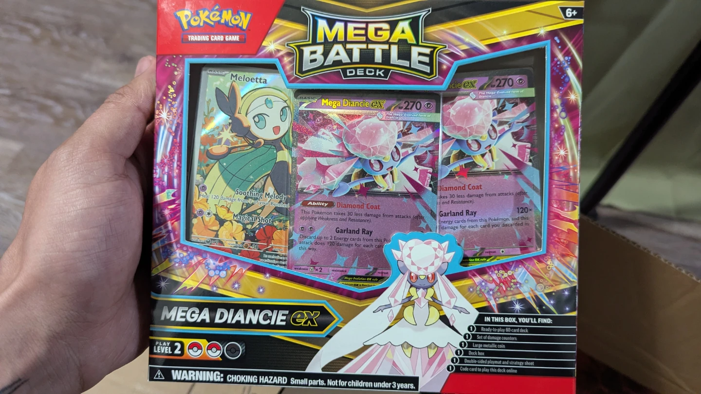 *SEALED* Pokemon TCG Mega Diance EX Mega Battle Deck