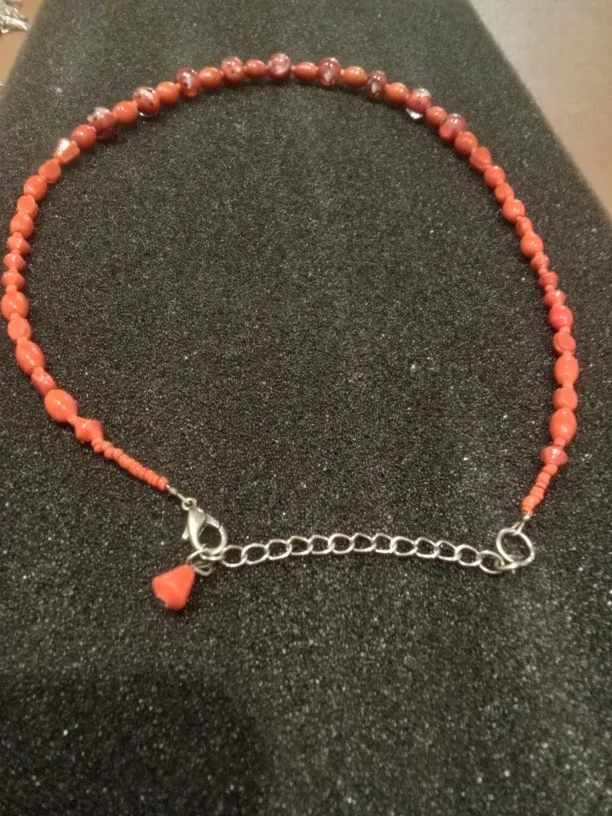 Red Coral Beaded Necklace image indicator(4)