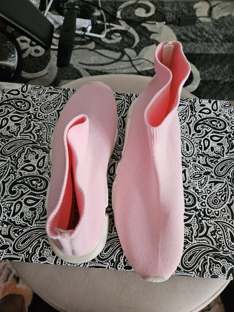 Jeffrey Campbell Pink Sock Boots
