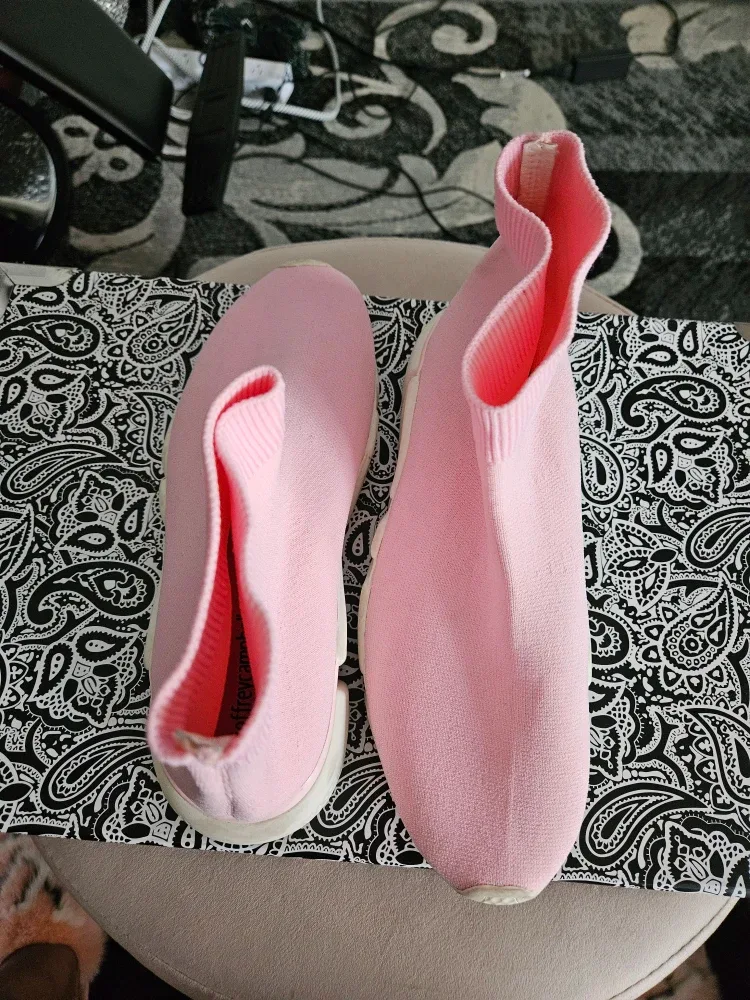 Jeffrey Campbell Pink Sock Boots