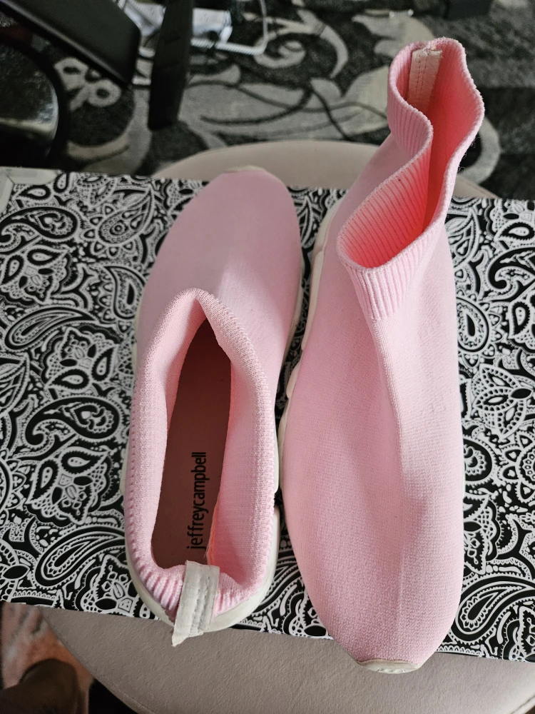 Jeffrey Campbell Pink Sock Boots - photo 2
