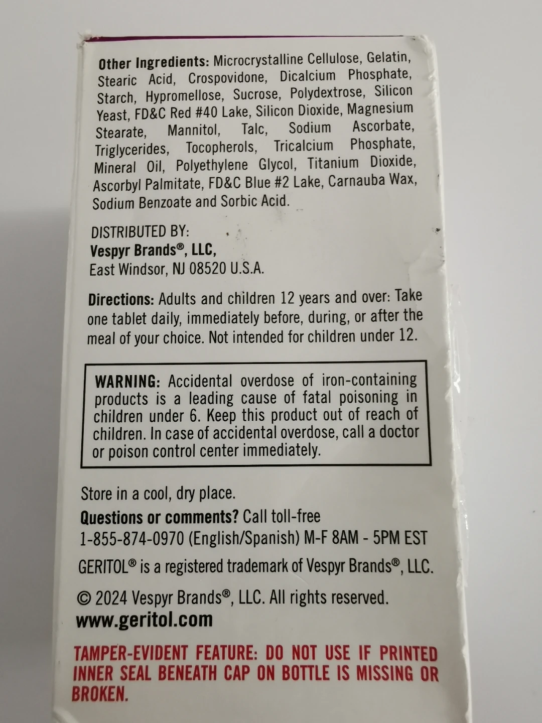 Geritol Multivitamin/Multimineral Supplement - New! - photo 3