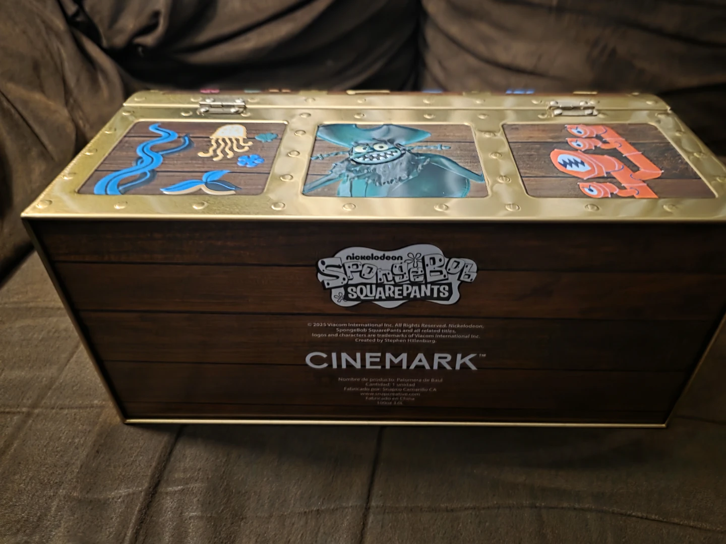 Spongebob Movie Popcorn Bucket - Cinemark - photo 3