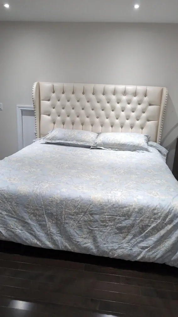 california King Size Bed Frame plus boxes plus mattress image indicator(3)