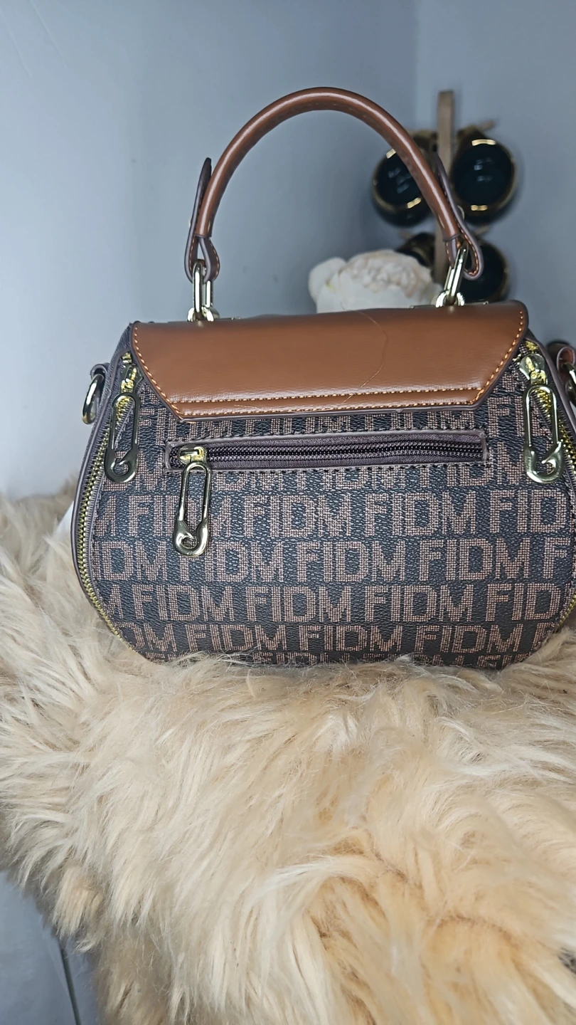 Brown & Tan Satchel Bag - photo 3