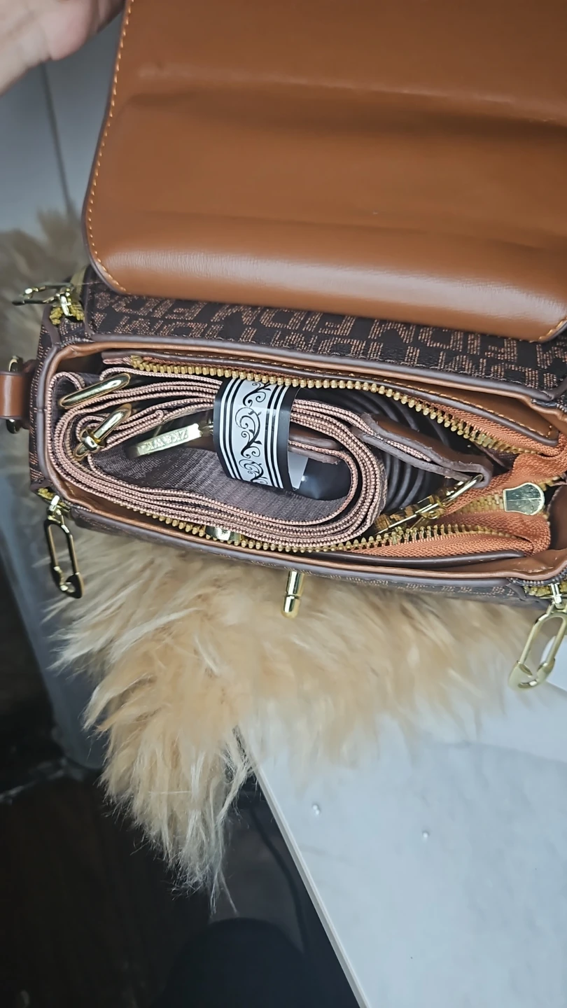 Brown & Tan Satchel Bag - photo 4