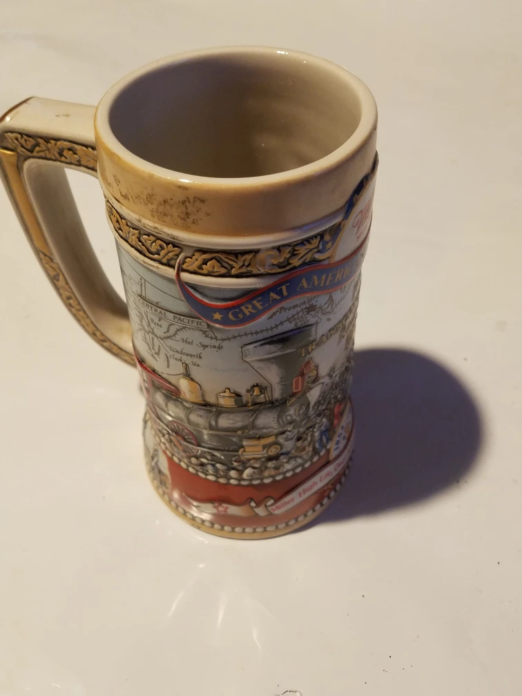 Miller Lite train mug