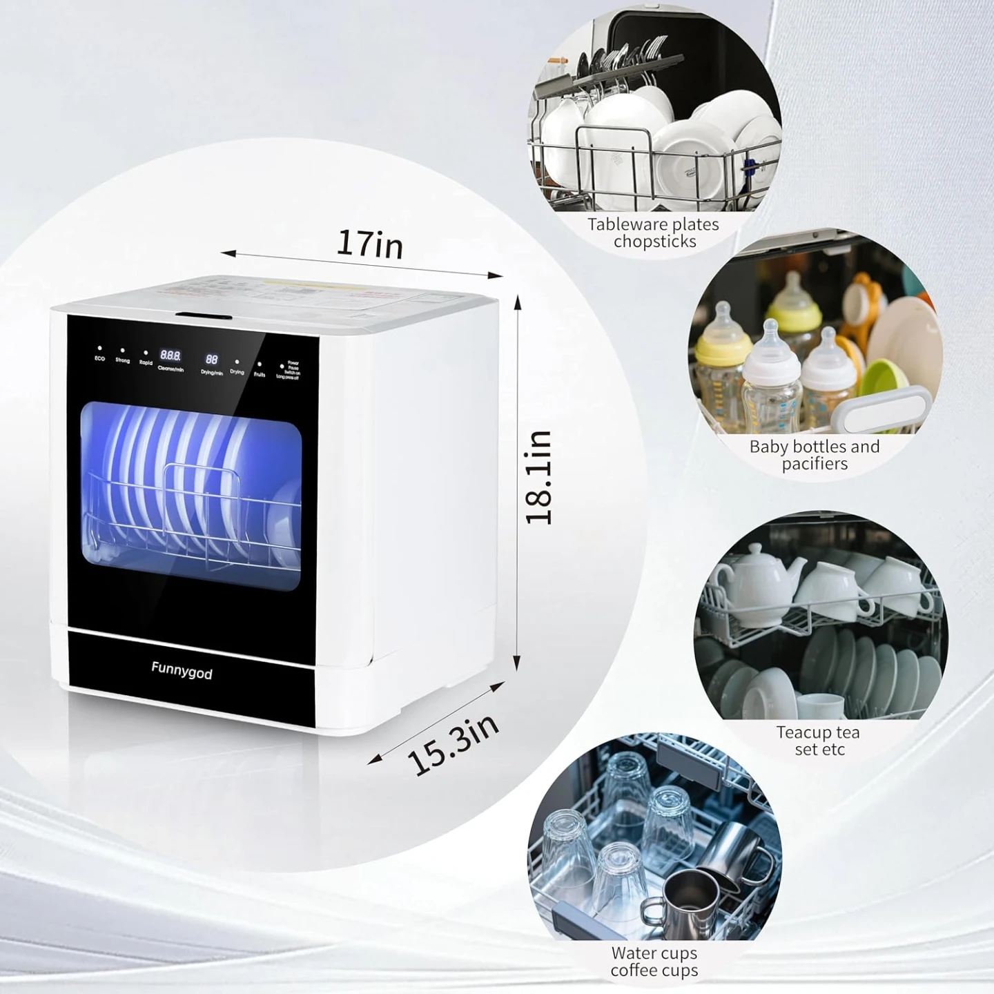 NEW Portable Countertop dishwasher - photo 3