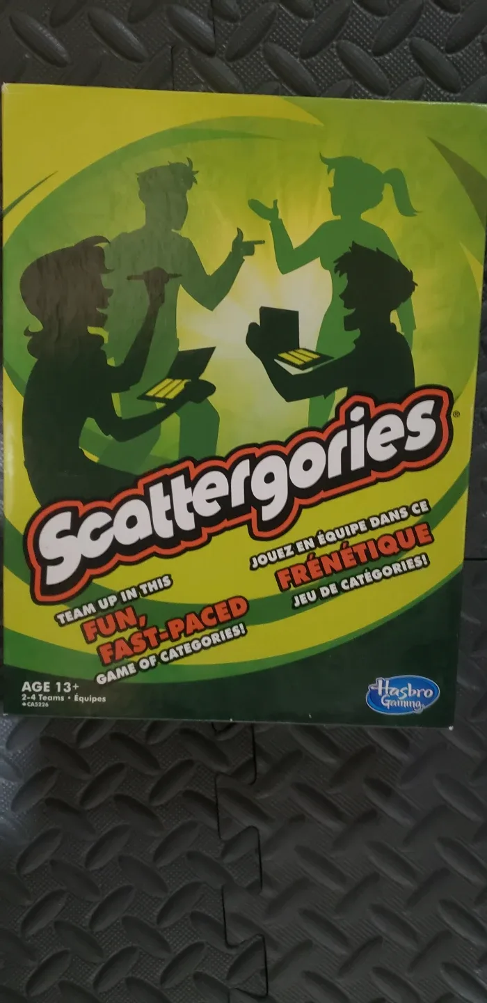 Scattergories Board Game - Hasbro