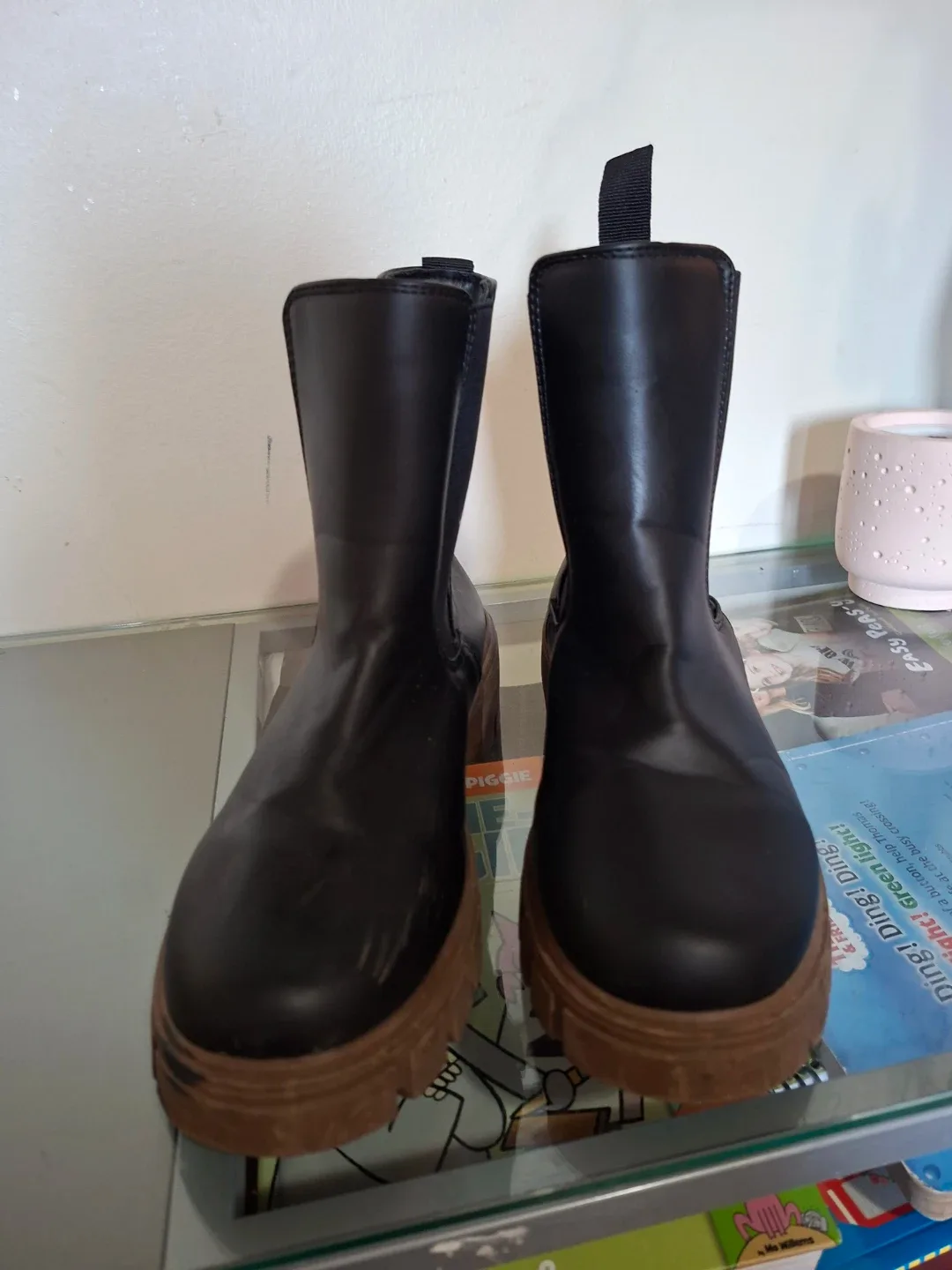 Streetwear Society Black Boots - Size 8