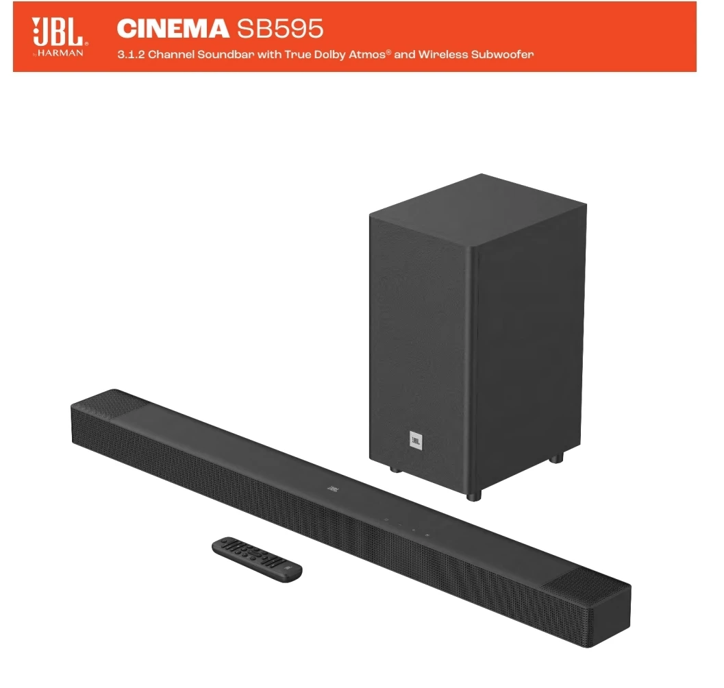 JBL Cinema  Soundbar Dolby Atmos and Wireless Subwoofer