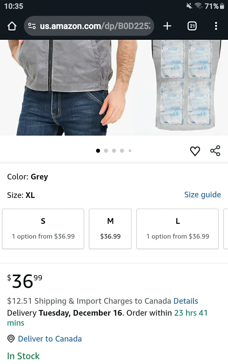 🧊🎽 🆕 Ice Cooling Vest 🚨 Retails $36.99+Tx 🆕 - photo 3