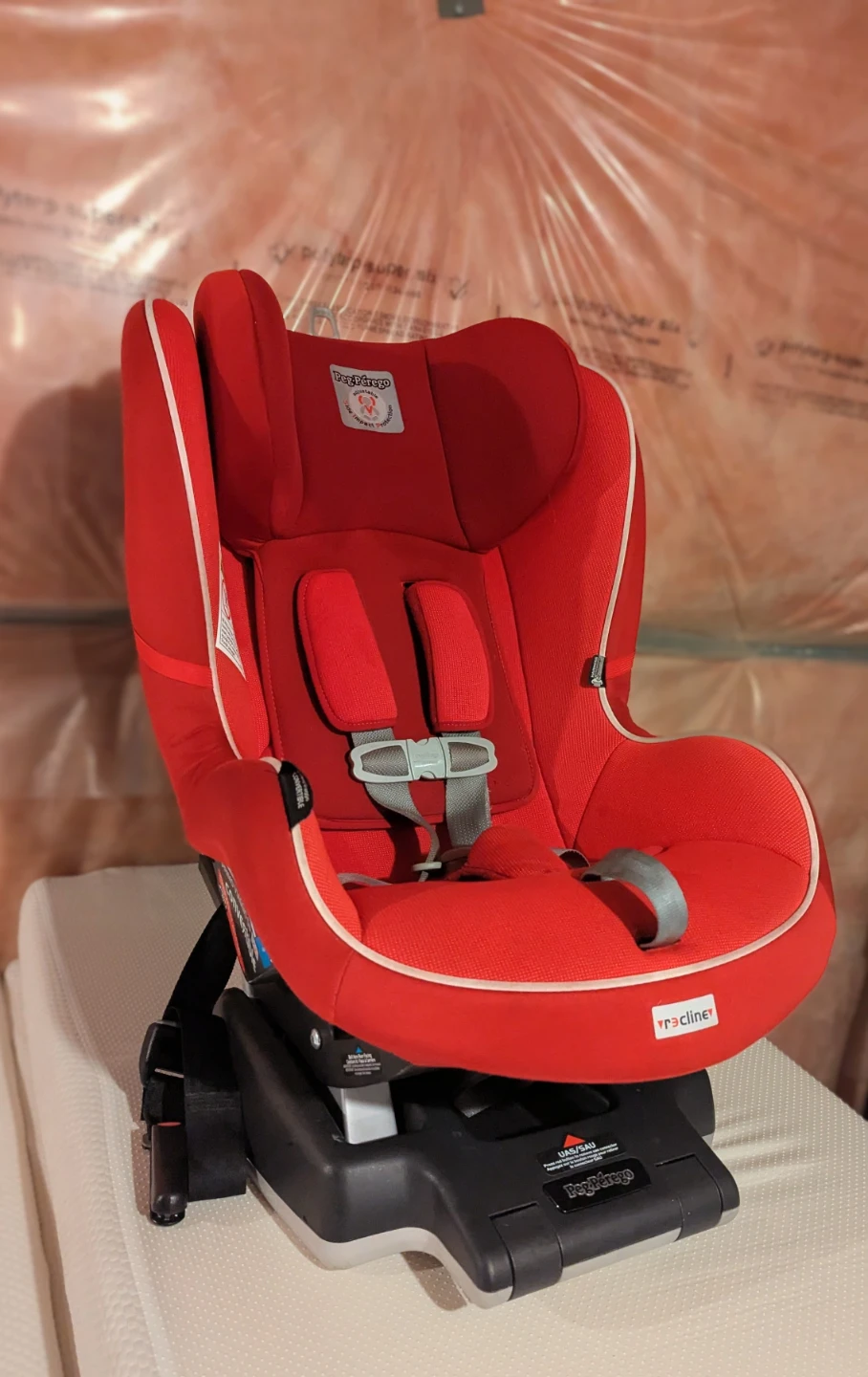 Peg Perego Red Car Seat
