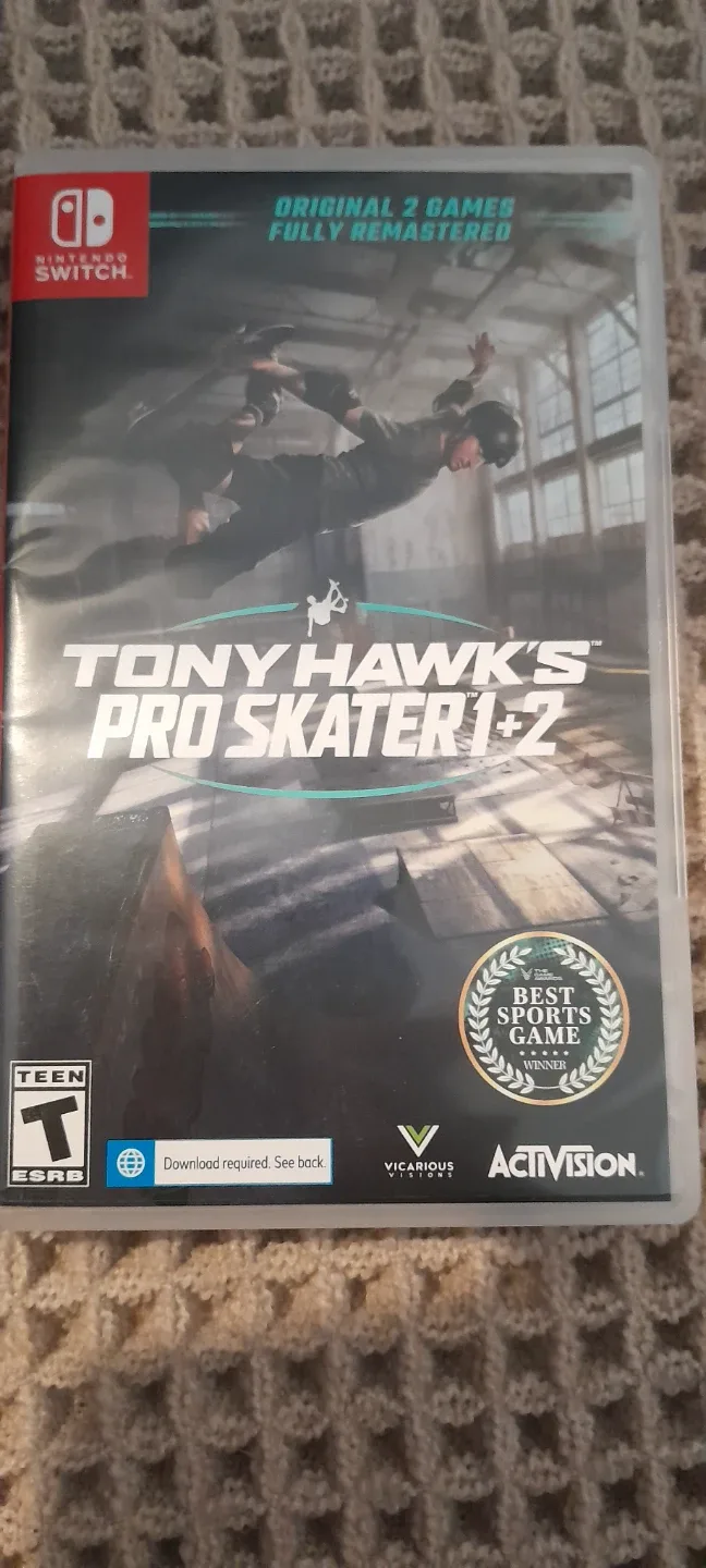 Tony Hawk's Pro Skater 1+2 Nintendo Switch Game